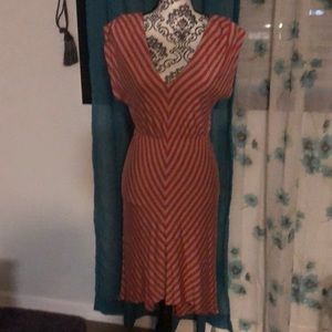 Remain V Neck Cotton Dress